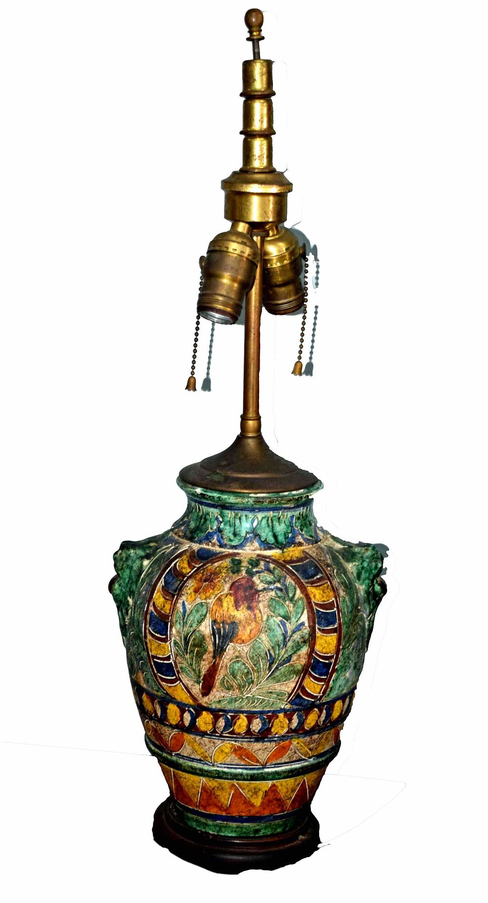 Lot 189: Pottery Lamp