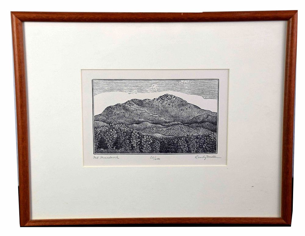 Lot 202: Mt Monadnock Lithograph