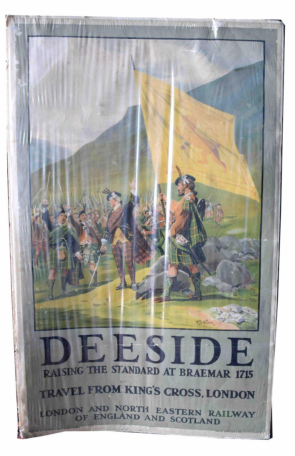 Lot 208: Scottish Poster labeled Deeside