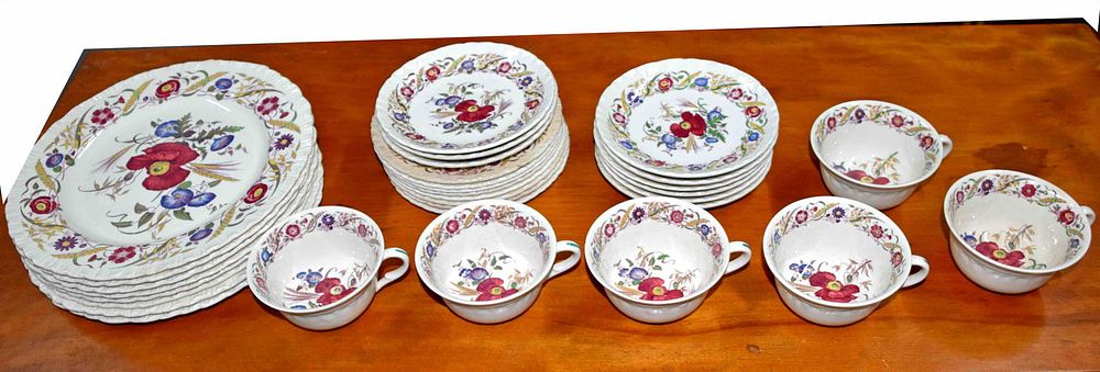 Lot 212: Wedgewood Dinner Set