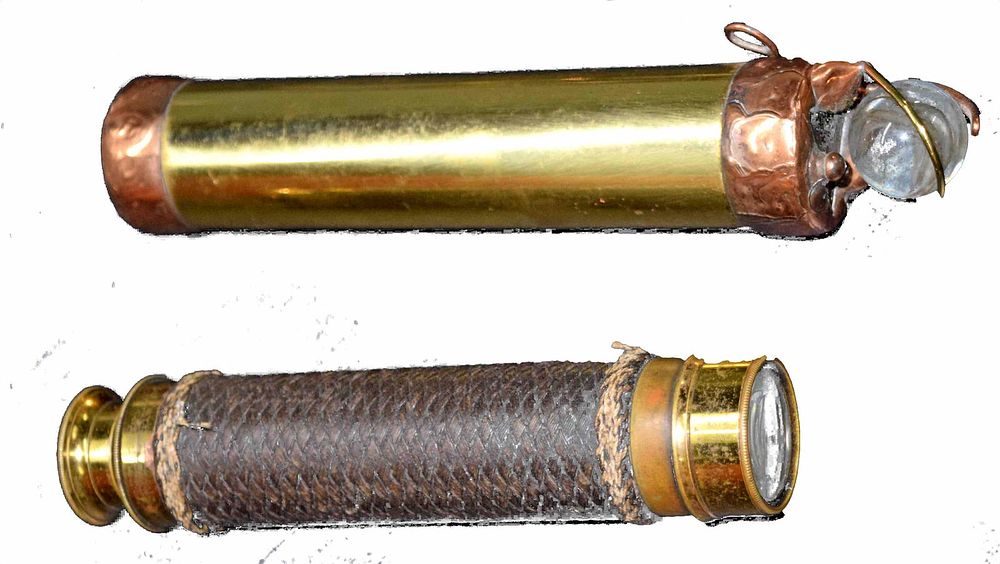 Lot 225: Spy Glass and Primitive Kaleidoscope