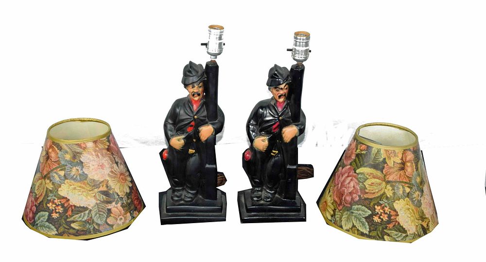 Lot 237: Pair of Lampost Lamps