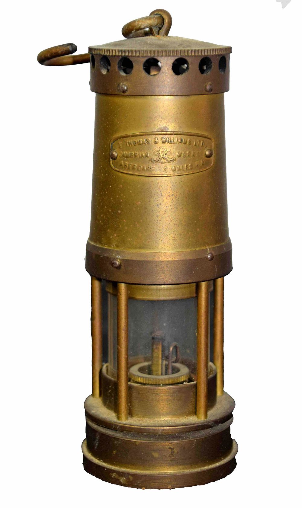 Lot 173: Brass Miner Lamp