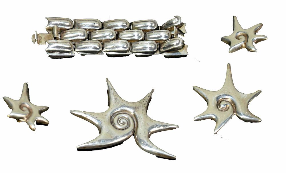 Lot 180: Spratling jewelry