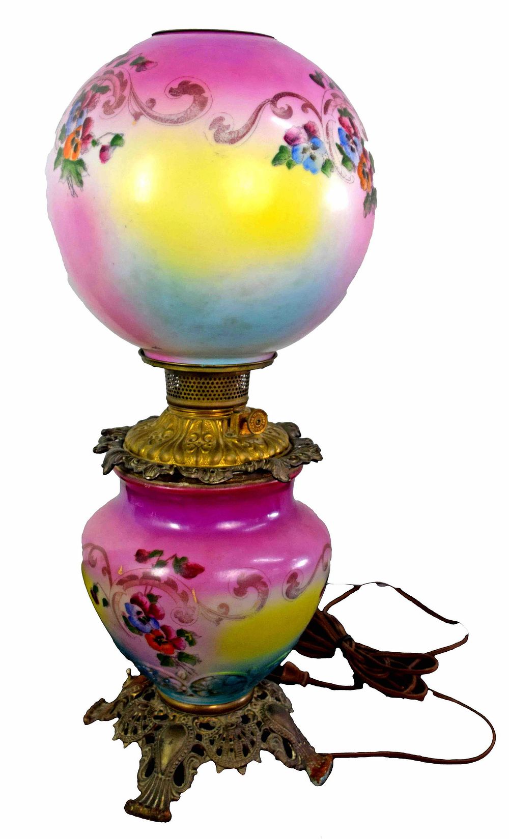 Lot 198: Victorian Lamp