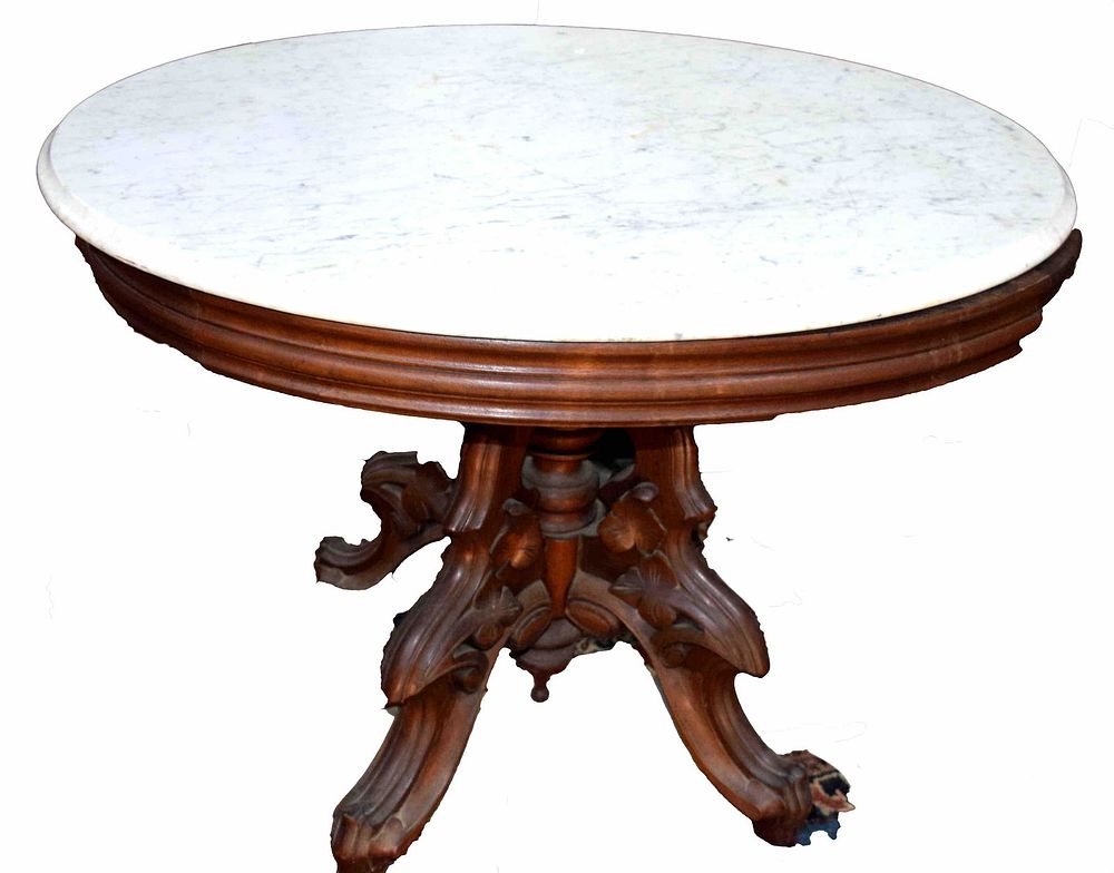 Lot 224: Victorian Marble Top