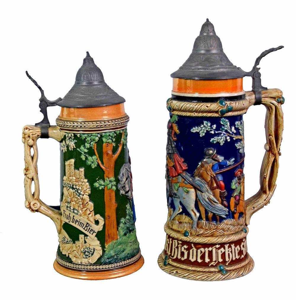 Lot 230: Two German Steins