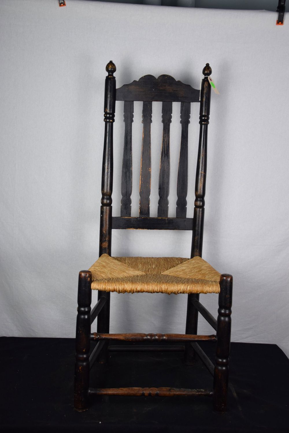 Lot 195: N.E. Bannister-back Chair