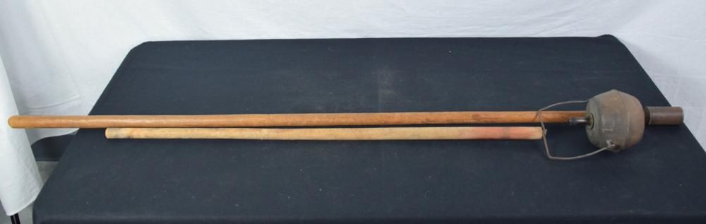 Lot 203: Campaign Torch and Pole Light
