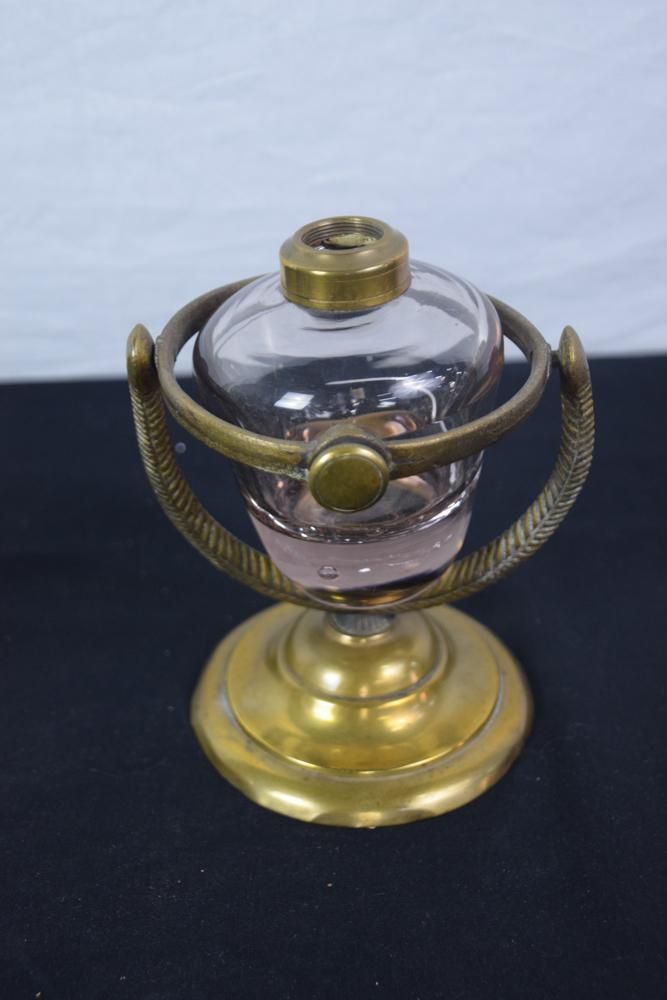 Lot 213: Gimbal lamp