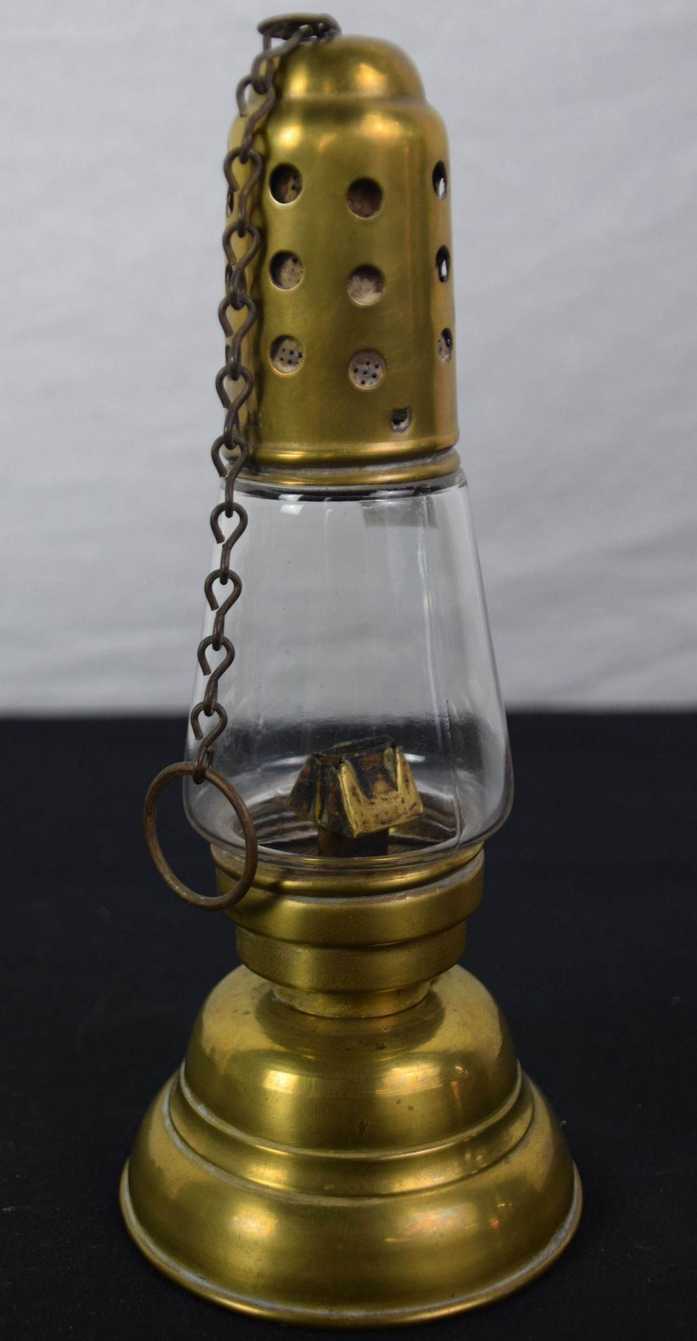 Lot 218: Brass Hand Lantern
