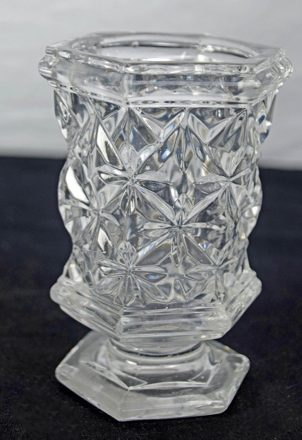 Lot 231: Pressed Glass Spill Holder