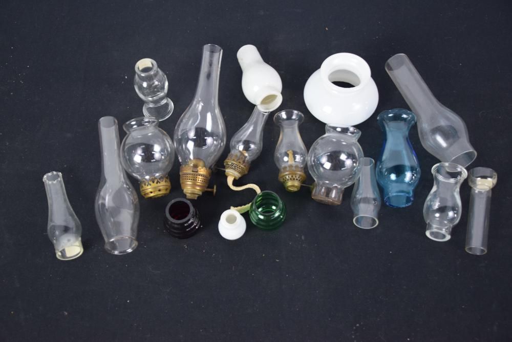 Lot 239: Mini Glass Lamp Chimneys