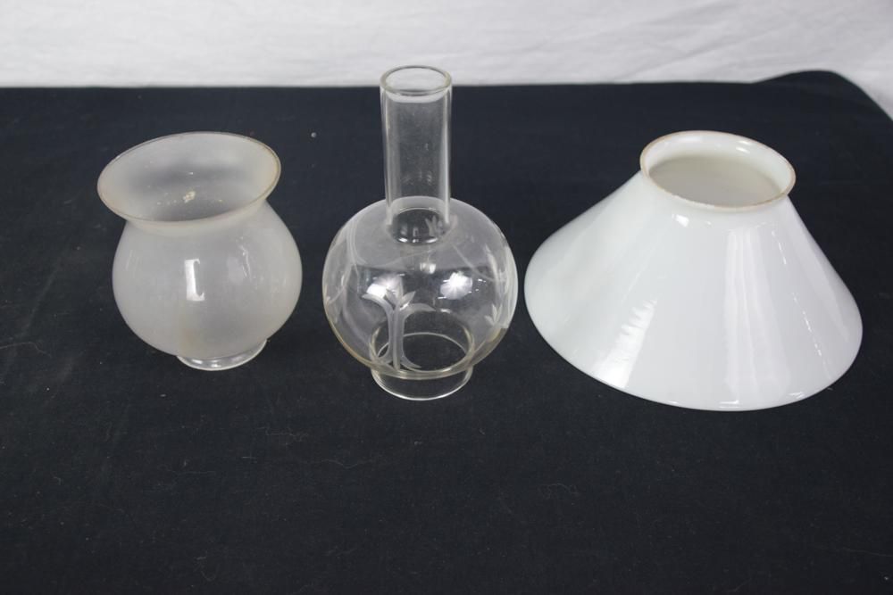 Lot 240: Box of Oil Lamp Shades