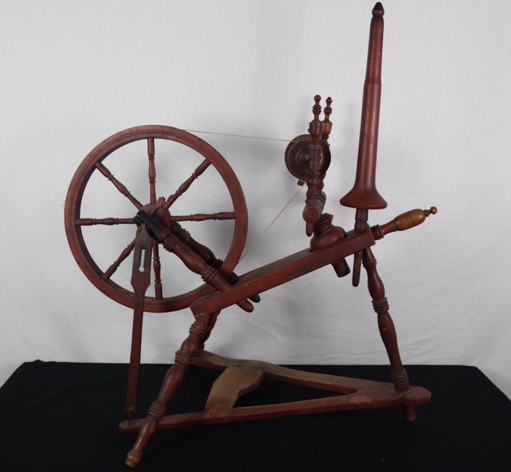 Lot 246: Flax Spinning Wheel