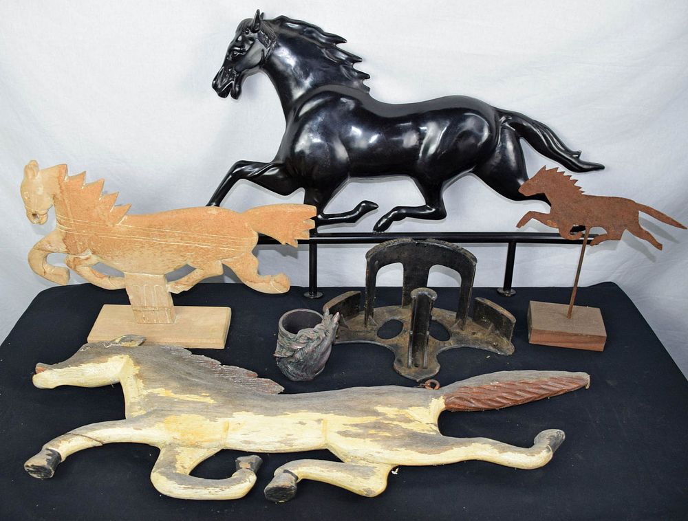 Lot 288: Five Piece Horse Related Lot
