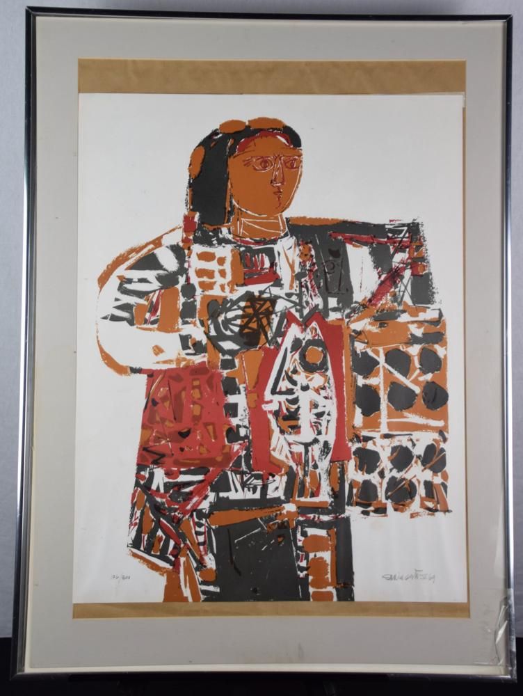 Lot 292: Pair of Lithgraphs - One by Leonard H. Mersky