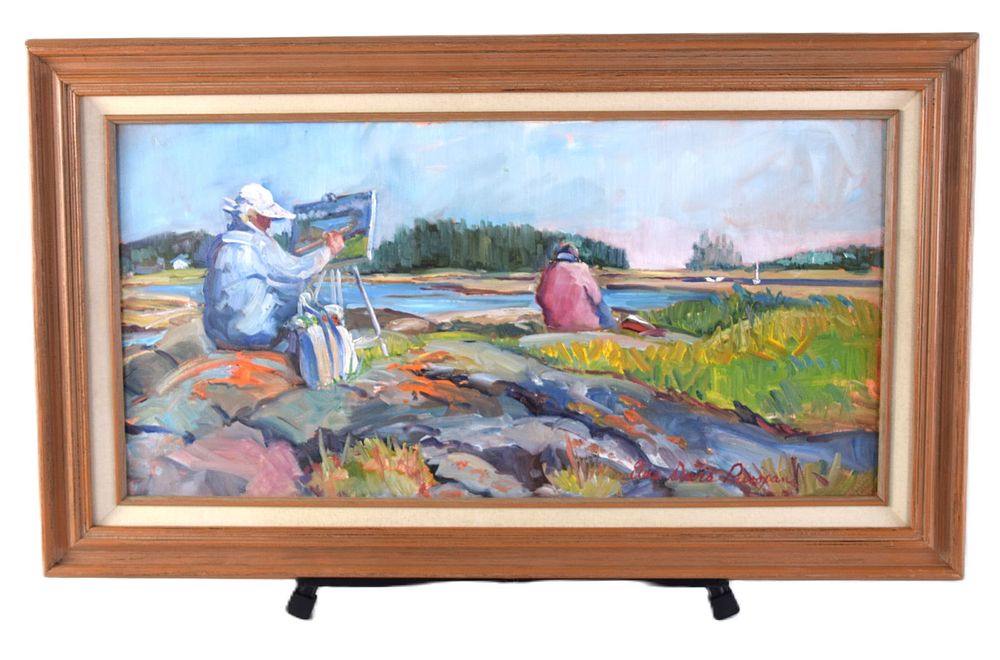 Lot 138: Cape Anne Oil Painting