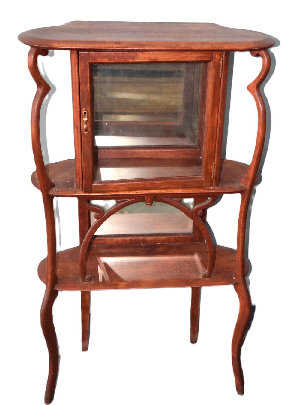 Lot 222: Victorian Display Cabinet
