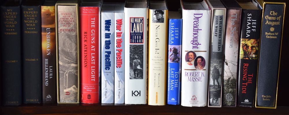 Lot 162: WWI and WWII Book Lot