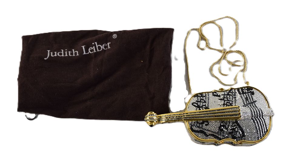 Lot 173: Judith Leiber Violin Purse