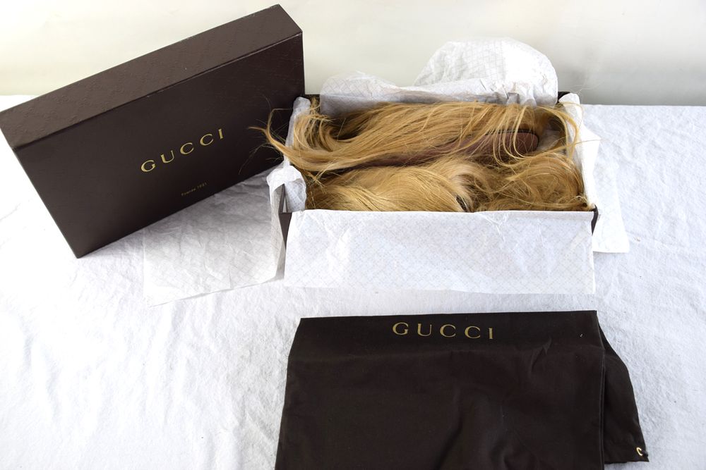 Lot 179: Gucci Hair Slippers