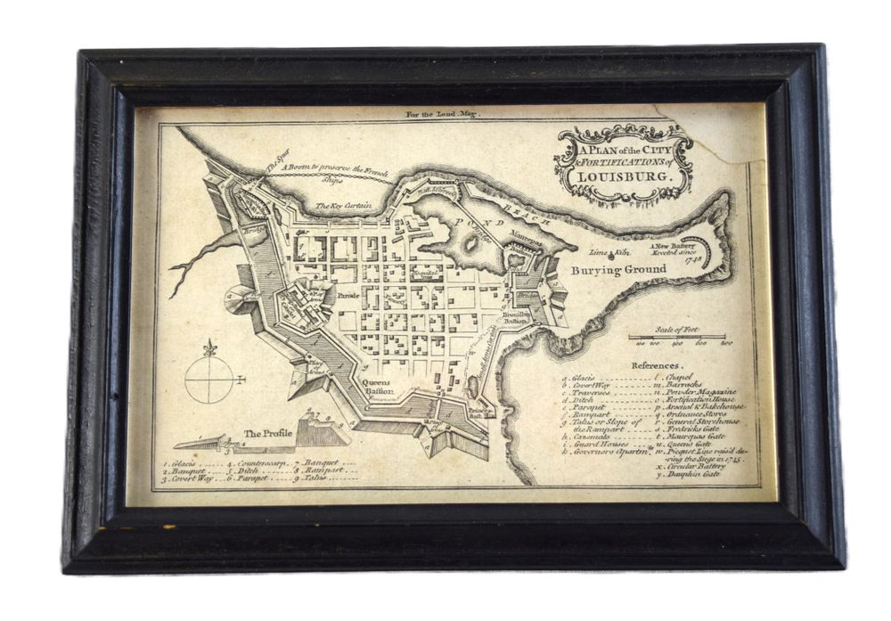 Lot 200: Map of Louisburg