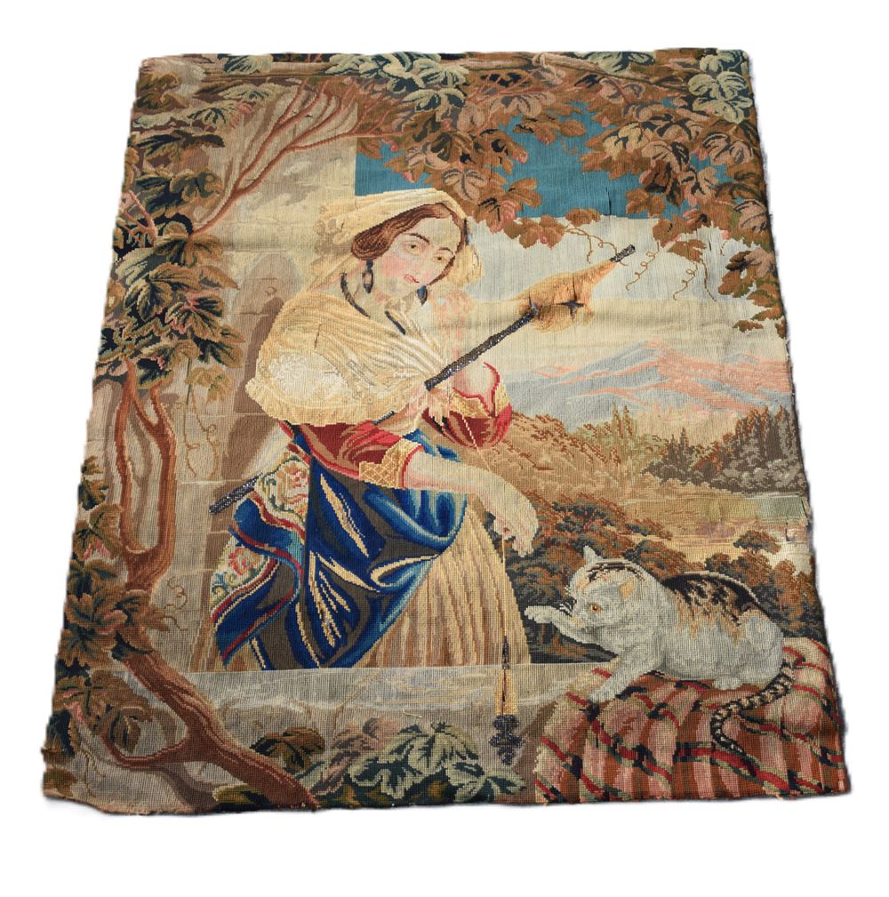 Lot 212: Needlework Tapestry