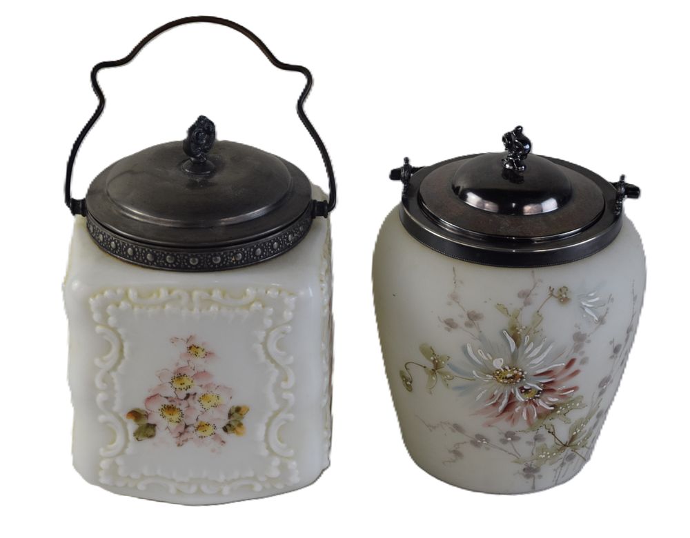 Lot 153: Two Biscuit Jars