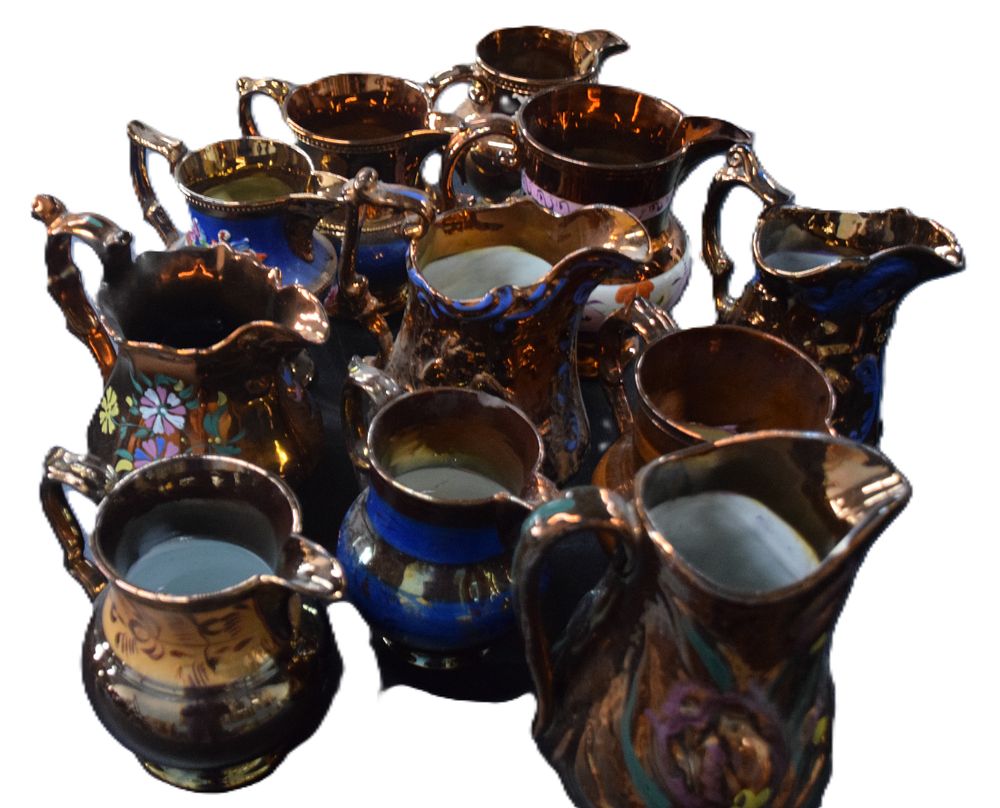Lot 162: Eleven Copper Luster Lot