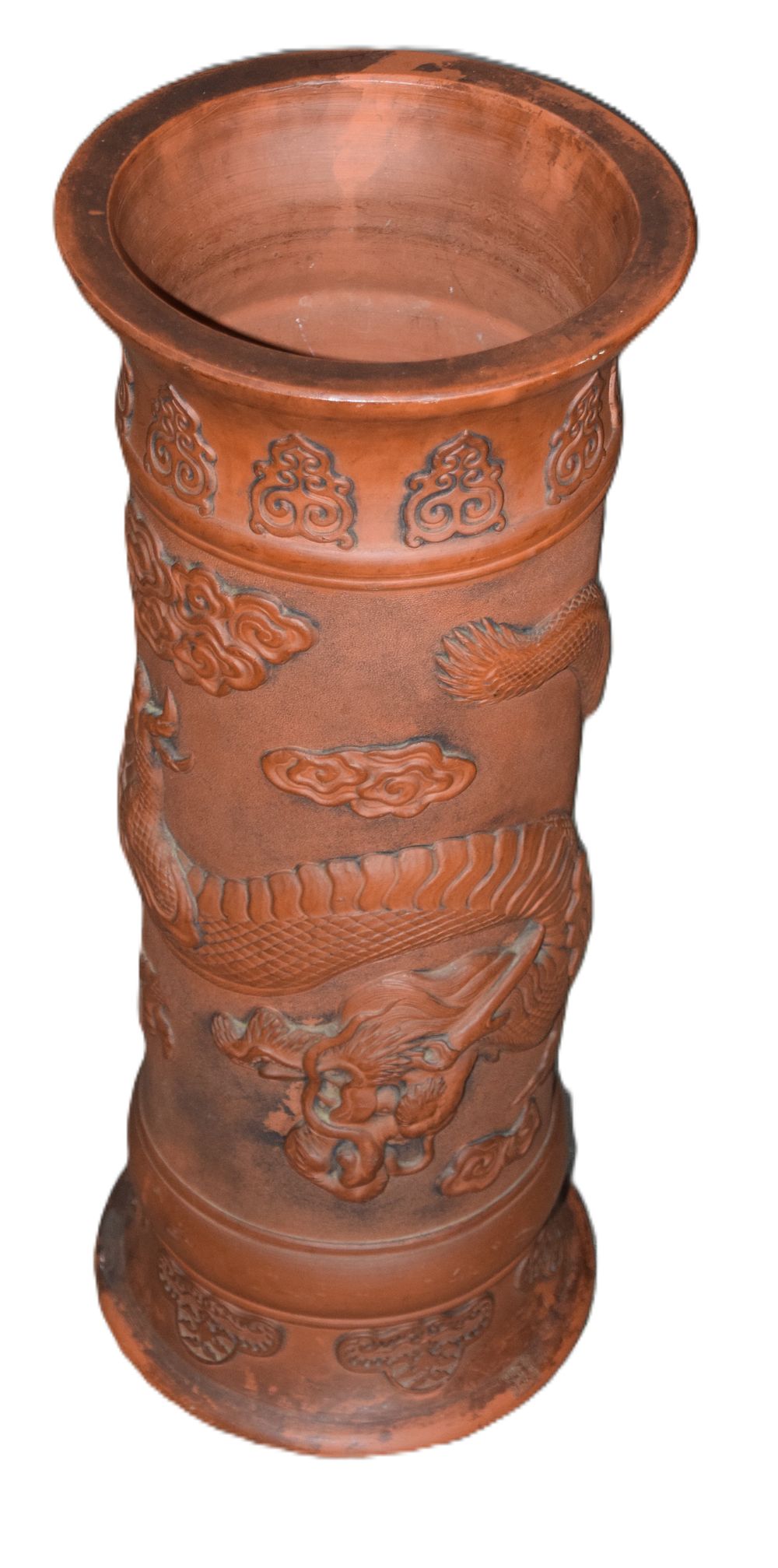 Lot 167: Terracotta Chinese Umbrella Holder
