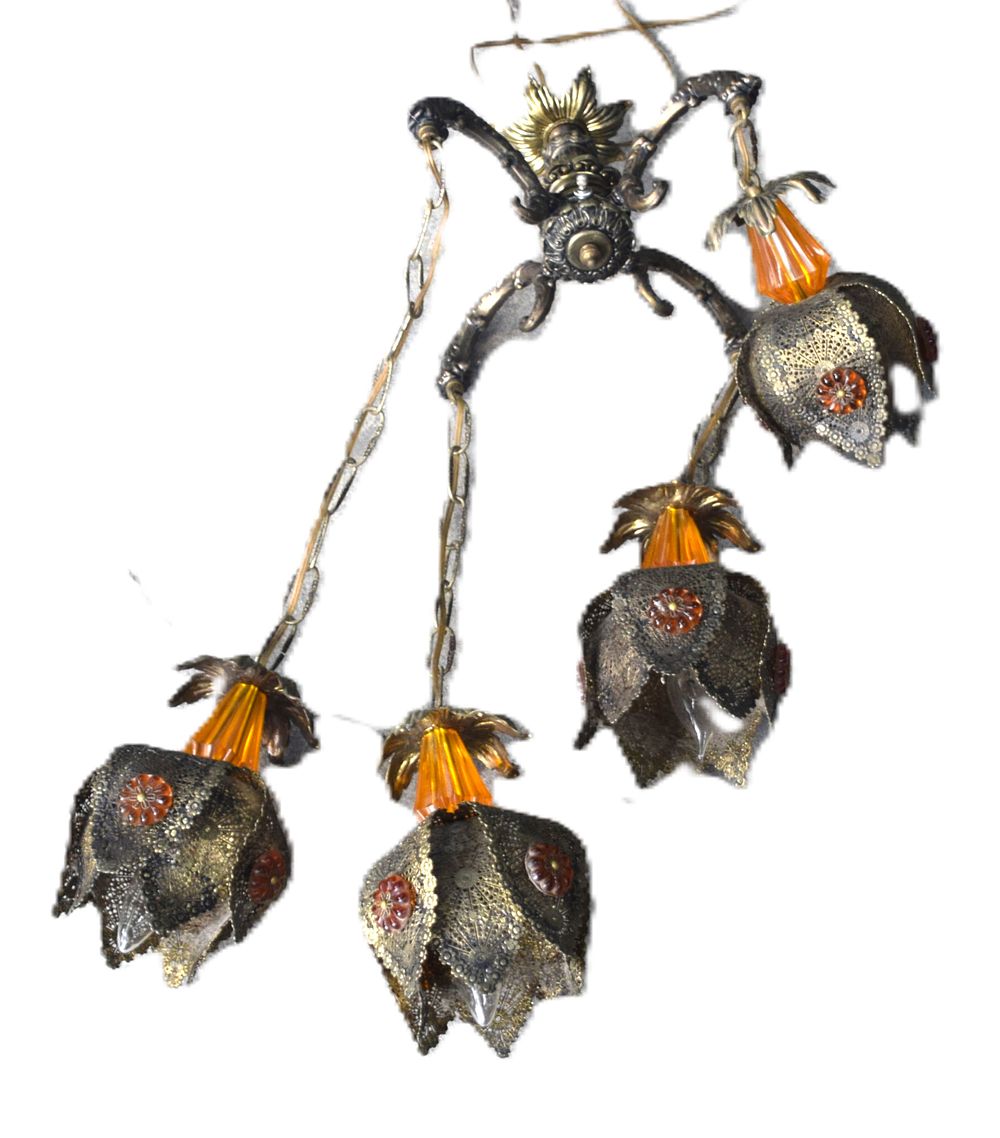 Lot 85A: Four Light Elegant Chandelier