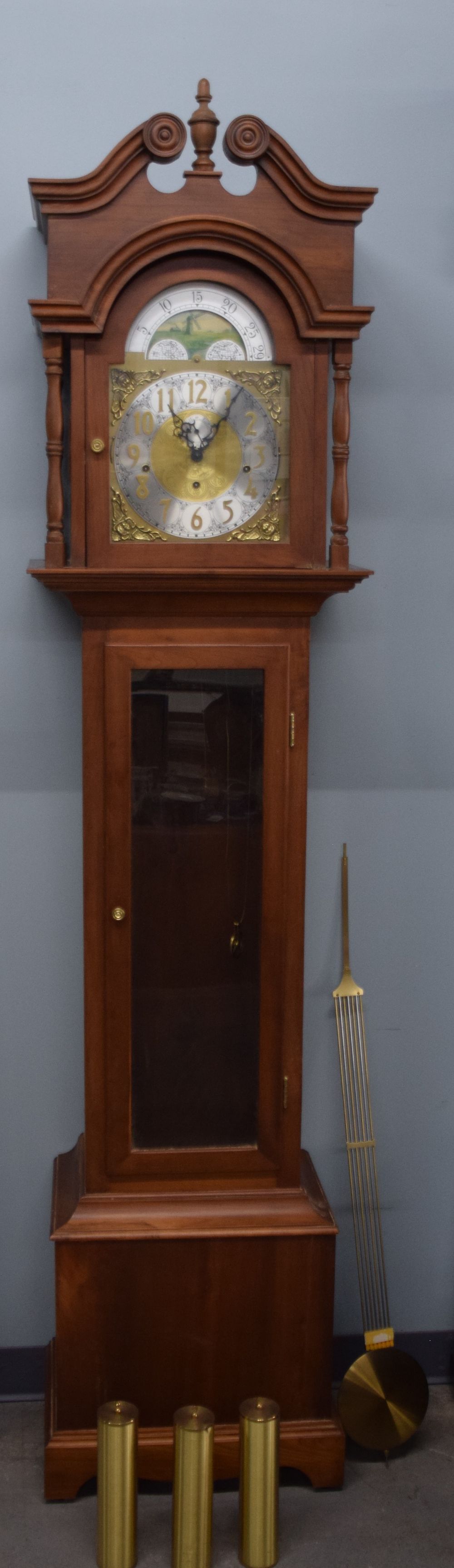 Lot 155: Grandfather Clock
