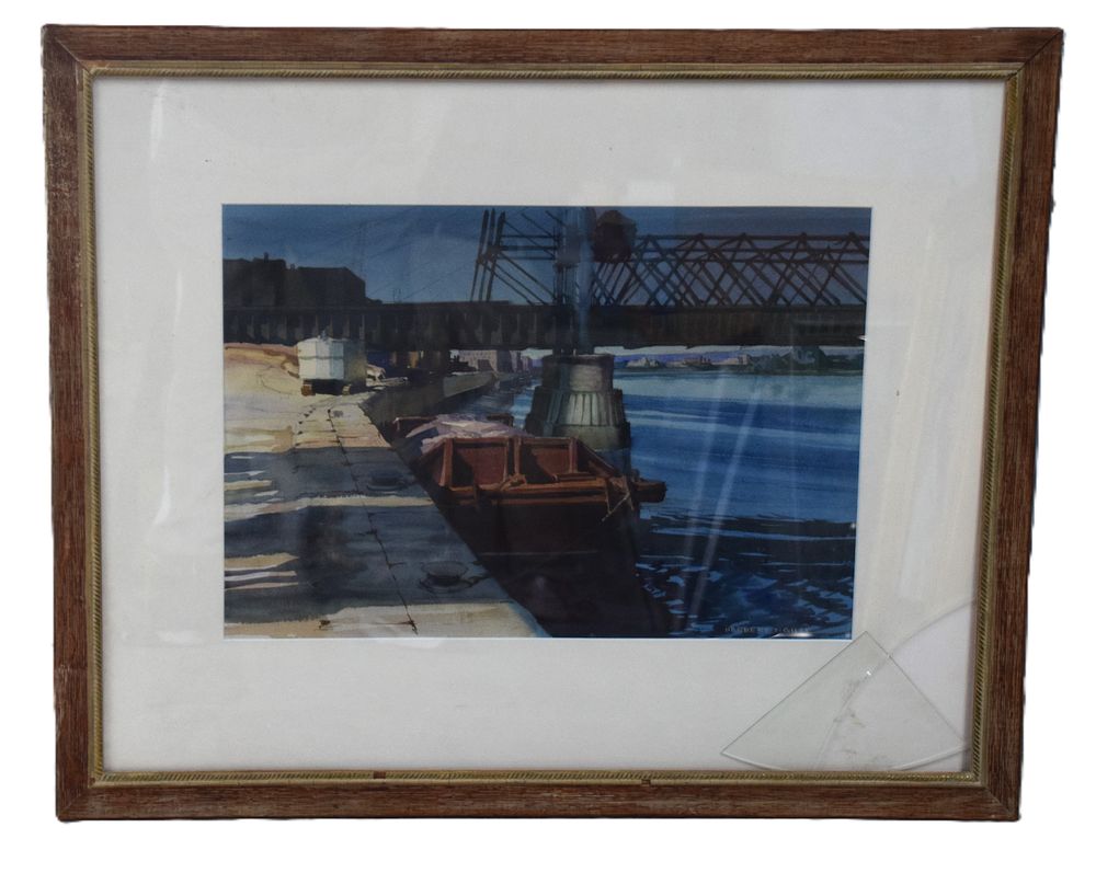 Lot 164: Herbert Gute Watercolor