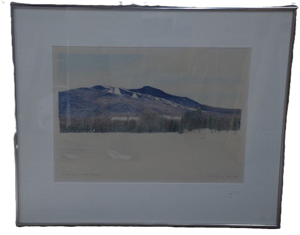 Lot 171: Houser A. Young NH Watercolor