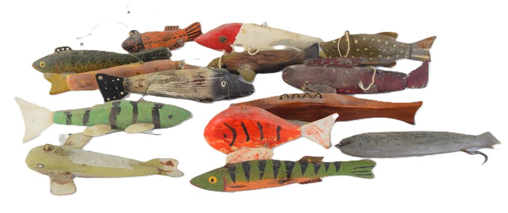 Lot 114: Collection Of Fish Decoys