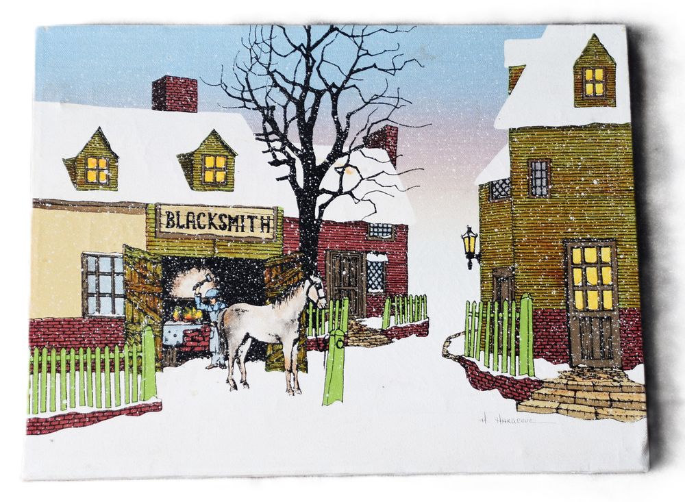 Lot 119: H. Hargrove Winter Landscape