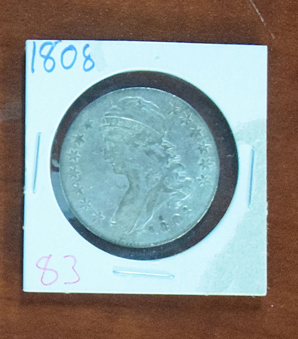 Lot 120B: 1808 Half Dollar