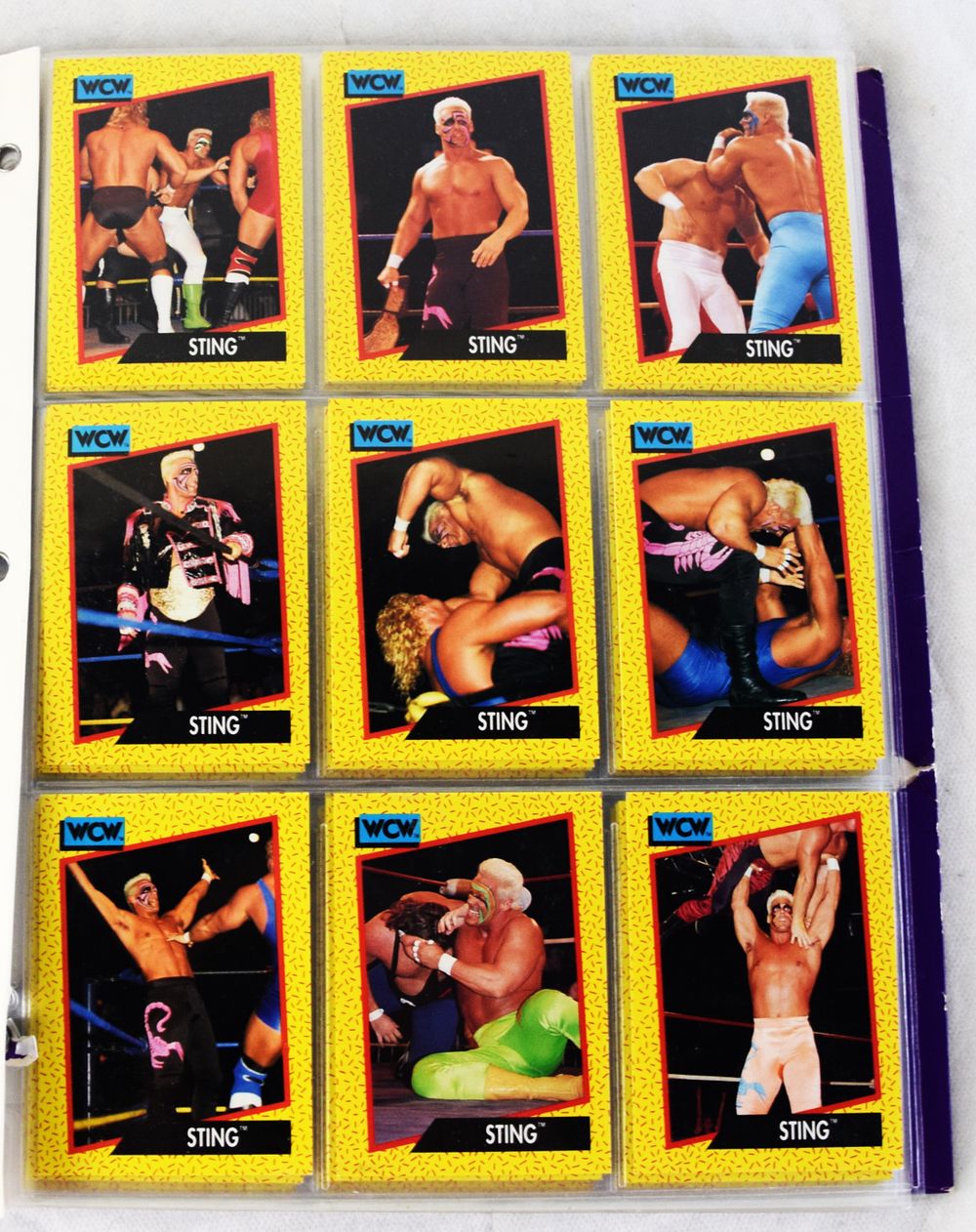 Lot 133: 1991 WCW  Complete Card Collection