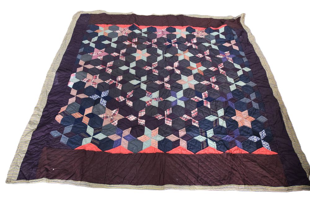 Lot 135: Lindsey Woolsey Coverlet