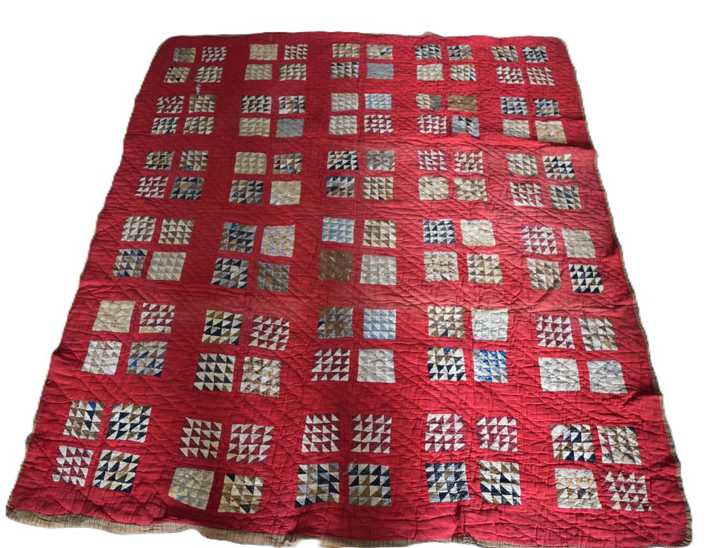Lot 137: Lindsey Woolsey Coverlet