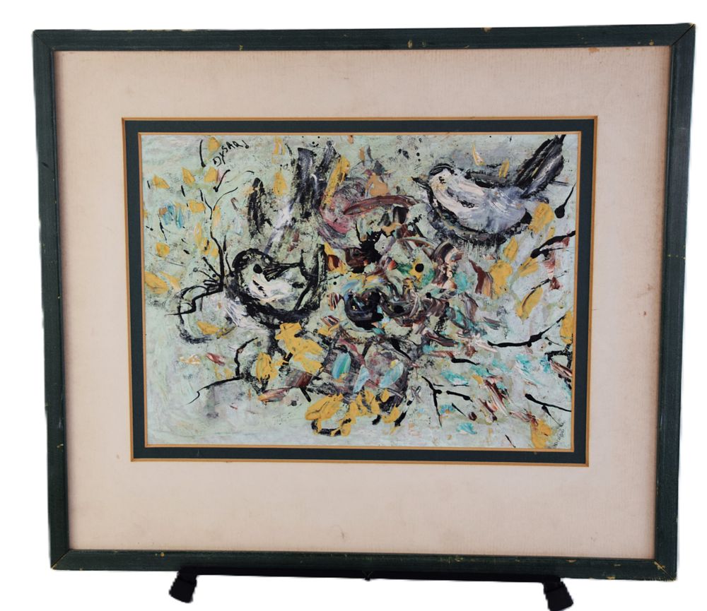 Lot 168: Abstract Oil Painting