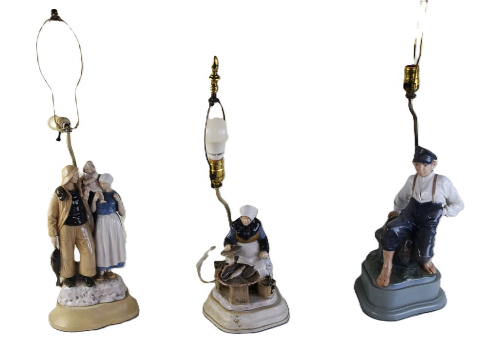 Lot 185: Three Bing And Grondahl Lamps