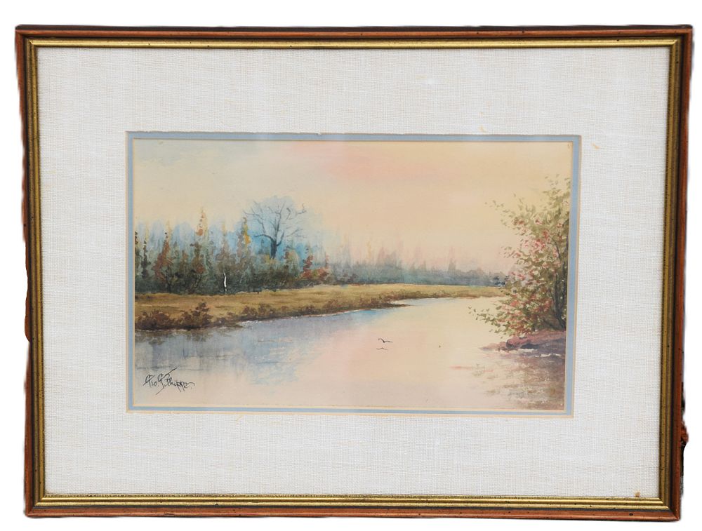 Lot 197: George Phipps Watercolor