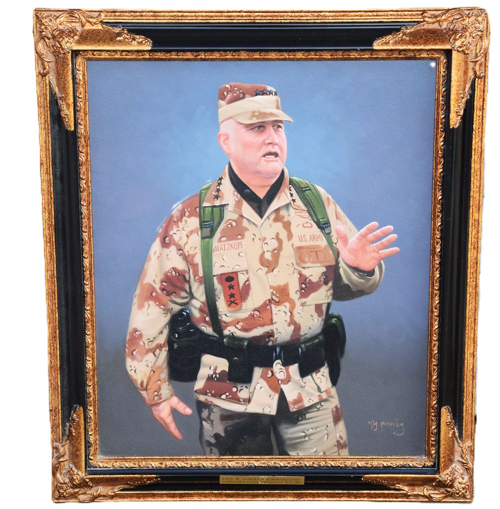 Lot 203: General Schwartzkopf  Portrait
