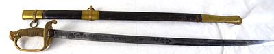 US Civil War Army Foot Officer's Sword. US Civil War Army foot officer's sword by C. Roby and 