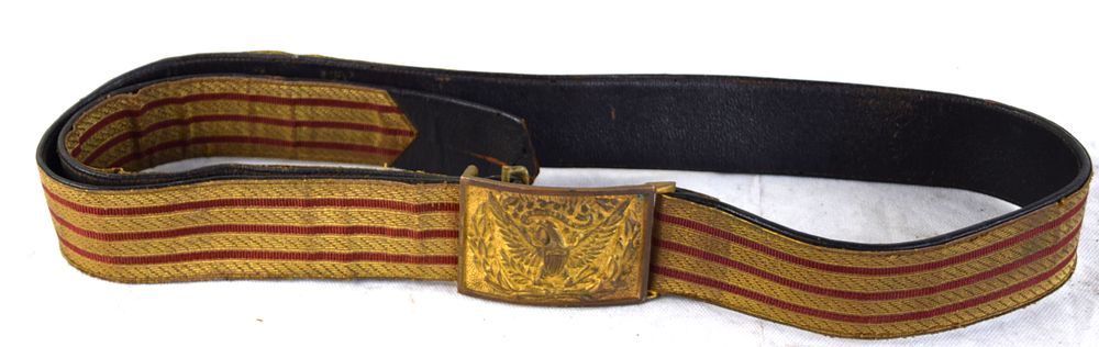 Lot 171: Civil War Dress Belt/Buckle