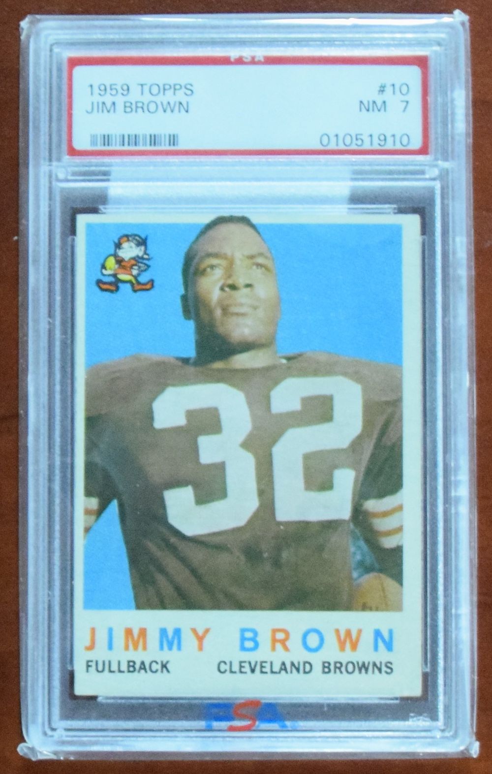 Lot 192: 1959 Topps  Jim Brown Football Card