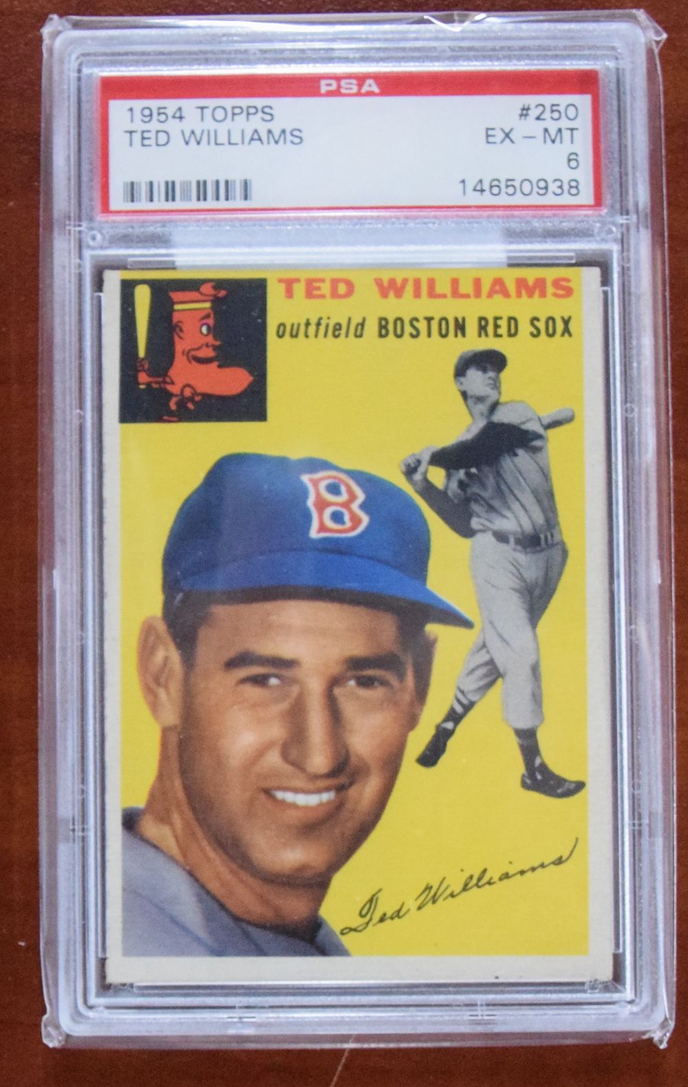 Lot 193: 1954 Topps Ted Williams Baseball Card