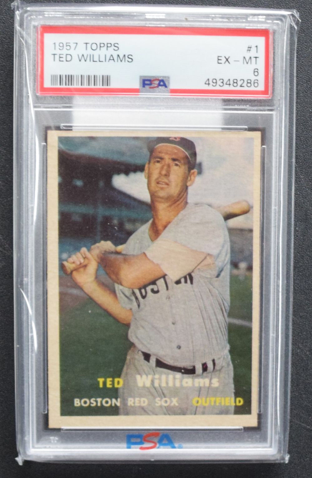 Lot 194: 1957 Topps Ted Williams Baseball Card